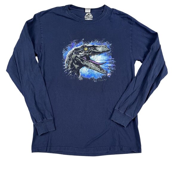 Jurassic World 100% Cotton Mens Raptor T-Shirt Sz Medium - Picture 1 of 5